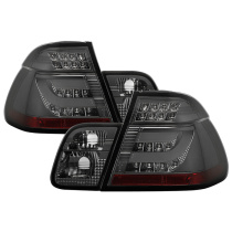BMW E46 99-01 4Dr Ljuslist Style LED Bakljus - Röktonade Spyder Auto